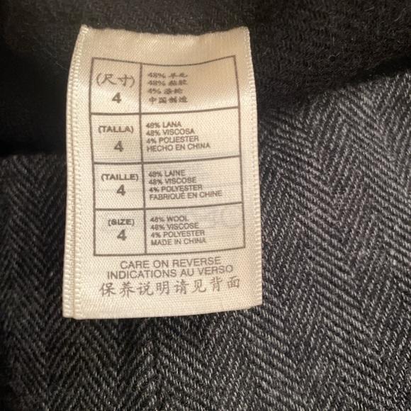 Max Studio Wool Blend Grey Pencil Skirt - Picture 6 of 6